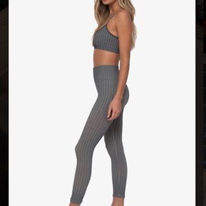 Lemonade Charcoal MorganStewart Sport Legging XS/S
